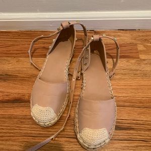 Pink espadrilles size 7